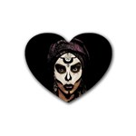 Voodoo  witch  Rubber Coaster (Heart)  Front