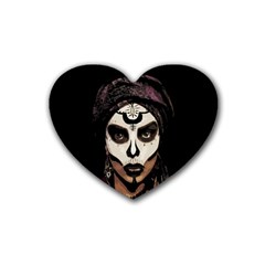 Voodoo  Witch  Heart Coaster (4 Pack)  by Valentinaart