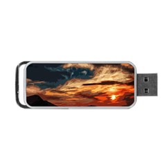 Landscape Portable Usb Flash (one Side)