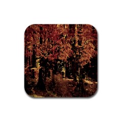 Landscape Rubber Square Coaster (4 Pack)  by Valentinaart