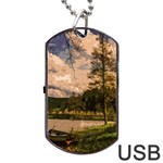 Landscape Dog Tag USB Flash (Two Sides) Back