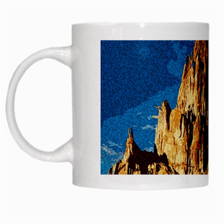 Landscape White Mugs