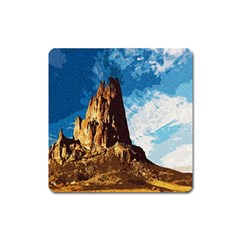 Landscape Square Magnet by Valentinaart