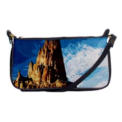 Landscape Shoulder Clutch Bags by Valentinaart