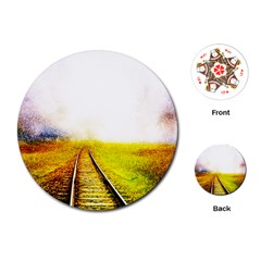 Landscape Playing Cards (round) 