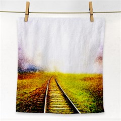 Landscape Face Towel by Valentinaart