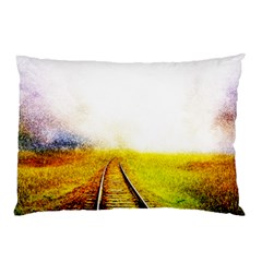 Landscape Pillow Case by Valentinaart