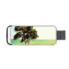 Landscape Portable Usb Flash (one Side)