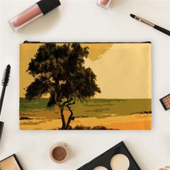 Landscape Cosmetic Bag (large)  by Valentinaart