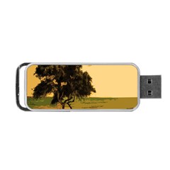 Landscape Portable Usb Flash (one Side)