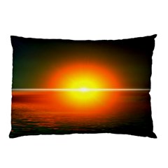 Landscape Pillow Case by Valentinaart