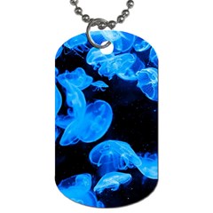 Jellyfish  Dog Tag (one Side) by Valentinaart