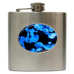 Jellyfish  Hip Flask (6 Oz) by Valentinaart