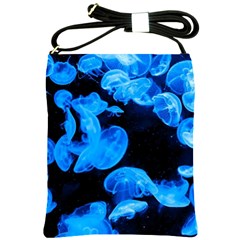 Jellyfish  Shoulder Sling Bags by Valentinaart