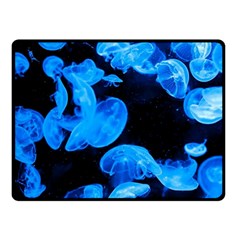 Jellyfish  Fleece Blanket (small) by Valentinaart