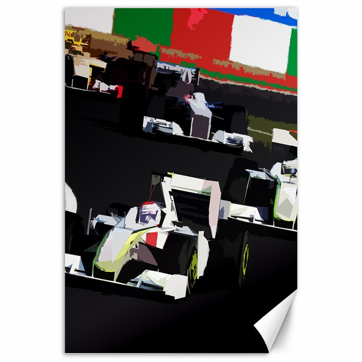 Formula 1 Canvas 24  x 36 