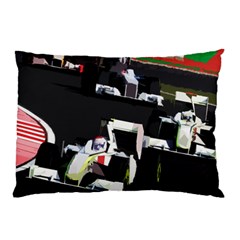 Formula 1 Pillow Case by Valentinaart