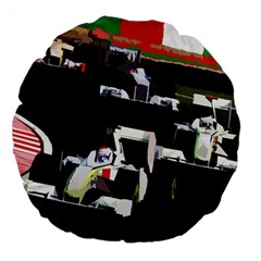 Formula 1 Large 18  Premium Round Cushions