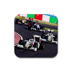 Formula 1 Rubber Coaster (square)  by Valentinaart