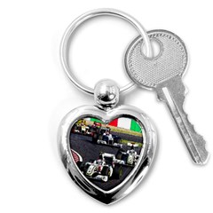 Formula 1 Key Chains (heart)  by Valentinaart