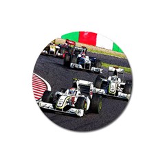 Formula 1 Magnet 3  (round) by Valentinaart