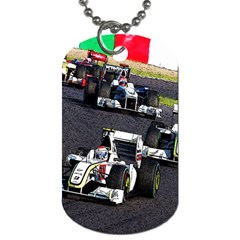 Formula 1 Dog Tag (one Side) by Valentinaart