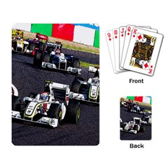 Formula 1 Playing Card by Valentinaart