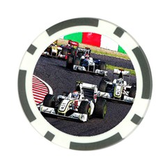 Formula 1 Poker Chip Card Guard by Valentinaart