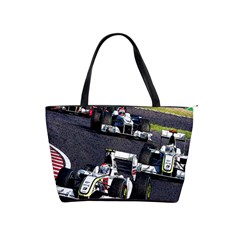 Formula 1 Shoulder Handbags by Valentinaart