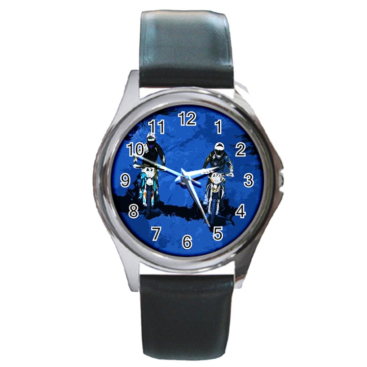 Motorsport  Round Metal Watch