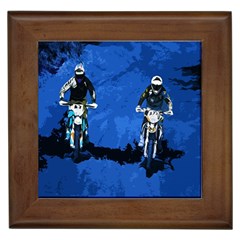 Motorsport  Framed Tiles by Valentinaart