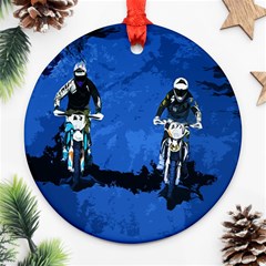 Motorsport  Ornament (round) by Valentinaart