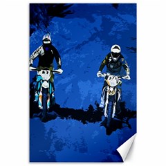 Motorsport  Canvas 24  X 36  by Valentinaart