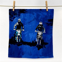 Motorsport  Face Towel by Valentinaart