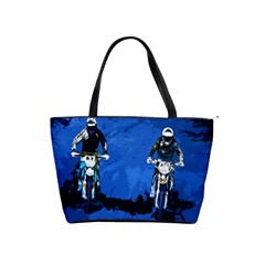 Motorsport  Shoulder Handbags by Valentinaart