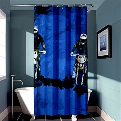 Motorsport  Shower Curtain 36  X 72  (stall)  by Valentinaart