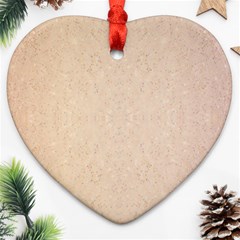 Pastel Colors Glitter Pattern Ornament (heart) by paulaoliveiradesign