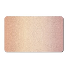 Pastel Colors Glitter Pattern Magnet (rectangular) by paulaoliveiradesign