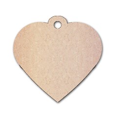 Pastel Colors Glitter Pattern Dog Tag Heart (one Side)