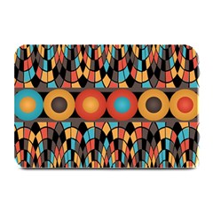 Colorful Geometric Composition Plate Mats by linceazul