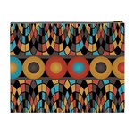 Colorful Geometric Composition Cosmetic Bag (XL) Back