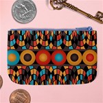 Colorful Geometric Composition Large Coin Purse Back