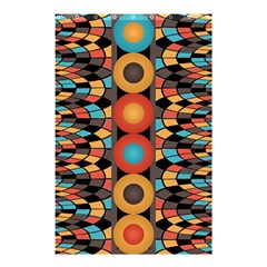 Colorful Geometric Composition Shower Curtain 48  X 72  (small)  by linceazul