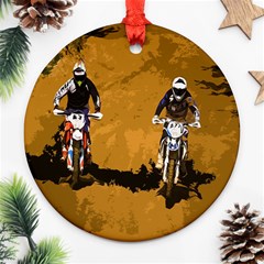 Motorsport  Ornament (round) by Valentinaart