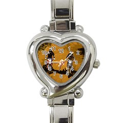 Motorsport  Heart Italian Charm Watch by Valentinaart