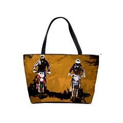 Motorsport  Shoulder Handbags by Valentinaart