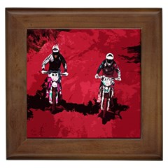 Motorsport  Framed Tiles by Valentinaart