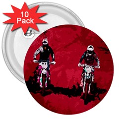 Motorsport  3  Buttons (10 Pack)  by Valentinaart