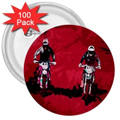 Motorsport  3  Buttons (100 Pack)  by Valentinaart