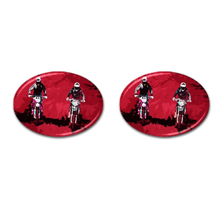 Motorsport  Cufflinks (Oval)